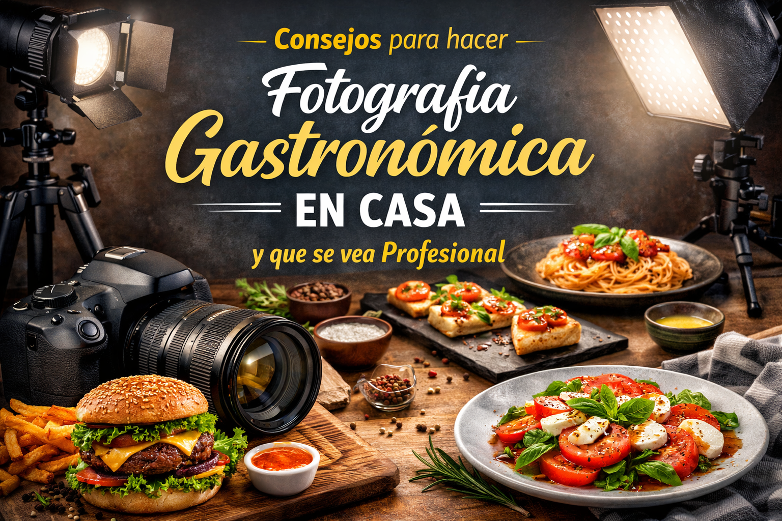Consejos para hacer fotografía gastronómica en casa